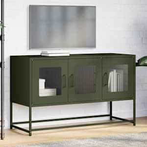 vidaXL TV Cabinet Olive Green 100.5x39x60.5 cm Cold-rolled Steel