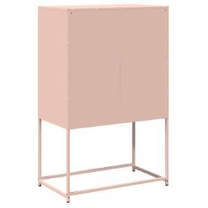 Skříň highboard růžová 68x39x107 cm ocel - obrázek 8