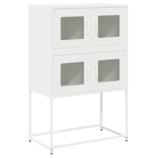 vidaXL Highboard White 68x39x107 cm Teras