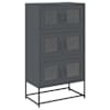 vidaXL Highboard Antratsiit 68x39x123 cm Teras