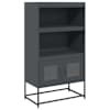 vidaXL Highboard Antratsiit 68x39x123 cm Teras