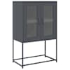 vidaXL Highboard Antratsiit 68x39x107 cm Teras