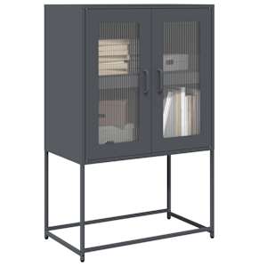 Highboard Anthracite 68x39x107 cm Jeklo