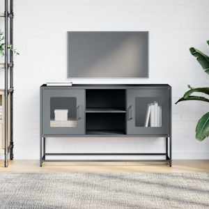 TV skříňka antracitová 100,5 x 39 x 60,5 cm ocel - obrázek 3