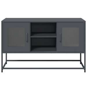 TV skříňka antracitová 100,5 x 39 x 60,5 cm ocel - obrázek 5