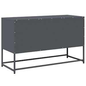 TV skříňka antracitová 100,5 x 39 x 60,5 cm ocel - obrázek 8