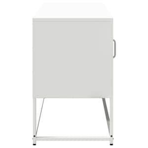 TV skříňka bílá 100,5 x 39 x 60,5 cm ocel - obrázek 7