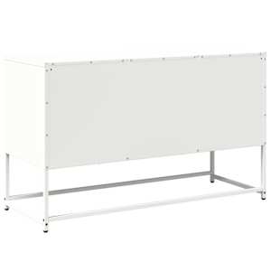 TV skříňka bílá 100,5 x 39 x 60,5 cm ocel - obrázek 8