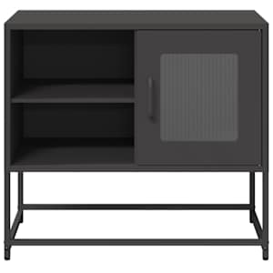 TV skříňka černá 68 x 39 x 60,5 cm ocel - obrázek 5