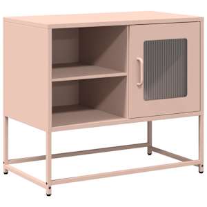TV skříňka růžová 68 x 39 x 60,5 cm ocel - obrázek 2
