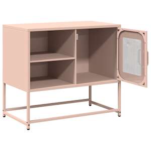 TV skříňka růžová 68 x 39 x 60,5 cm ocel - obrázek 6