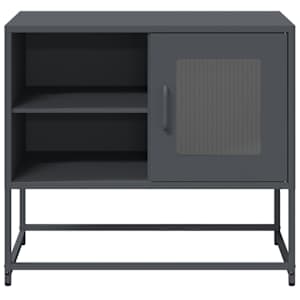 TV skříňka antracitová 68 x 39 x 60,5 cm ocel - obrázek 5
