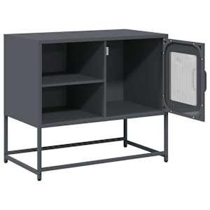 TV skříňka antracitová 68 x 39 x 60,5 cm ocel - obrázek 6