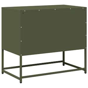 TV skříňka olivově zelená 68 x 39 x 60,5 cm ocel - obrázek 8