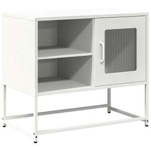 TV skříňka bílá 68 x 39 x 60,5 cm ocel - obrázek 2