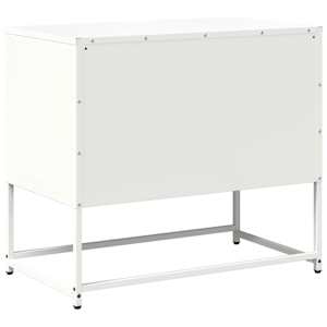 TV skříňka bílá 68 x 39 x 60,5 cm ocel - obrázek 8
