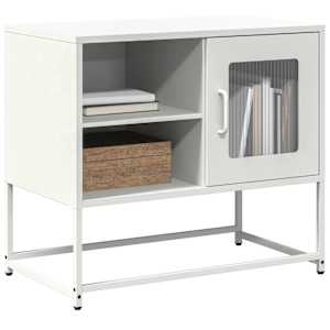 TV skříňka bílá 68 x 39 x 60,5 cm ocel - obrázek 1