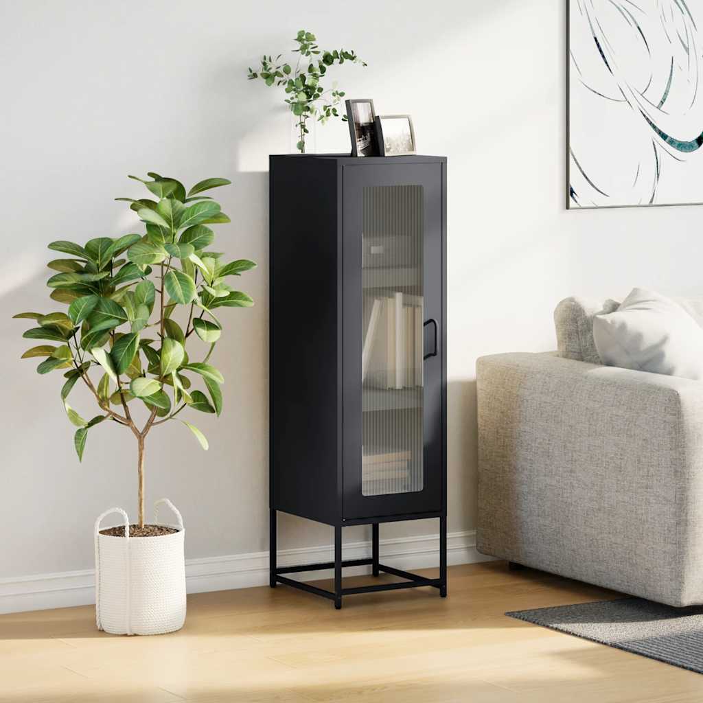 Thumbnail - vidaXL Highboard Anthrazit 36x39x123 cm Kaltgewalzter Stahl