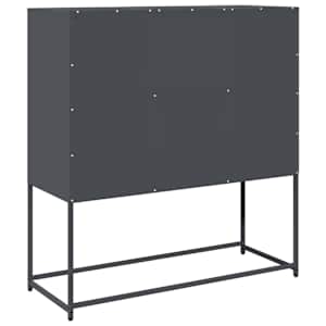 Příborník antracitový 100,5x39x107 cm ocel válcovaná za studena - obrázek 8