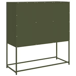 Příborník zelený 100,5 x 39 x 107 cm ocel válcovaná za studena - obrázek 8