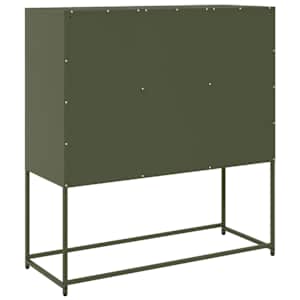 Příborník zelený 100,5 x 39 x 107 cm ocel válcovaná za studena - obrázek 8