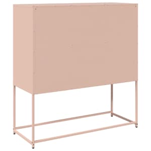 Příborník růžový 100,5 x 39 x 107 cm ocel válcovaná za studena - obrázek 8