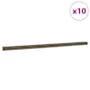 vidaXL Trepiastme servaprofiilid 10 tk Pruun 67 x 3.5 x 3 cm