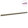 vidaXL Trepiastme servaprofiilid 30 tk Pruun 67 x 3.5 x 3 cm