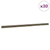 vidaXL Trepiastme servaprofiilid 30 tk Pruun 67 x 3.5 x 3 cm