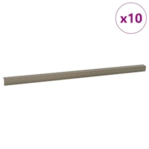 vidaXL Trepiastme servaprofiilid 10 tk &scaron;ampanjav&auml;rvi 67 x 3.5 x 3 cm
