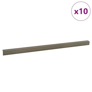 vidaXL Trepiastme servaprofiilid 10 tk &scaron;ampanjav&auml;rvi 67 x 3.5 x 3 cm