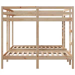 Rám trojité patrové postele 160x200/80x160 cm masivní borovice - obrázek 6