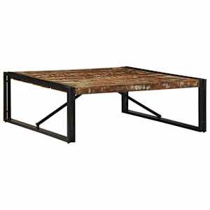 Konferenční stolek vícebarevný 100x100x35 cm recyklované dřevo - obrázek 11