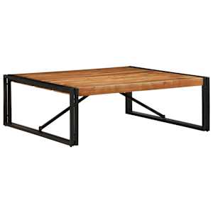 Konferenční stolek 100x100x35 cm Masivní dřevo Akácie - obrázek 11