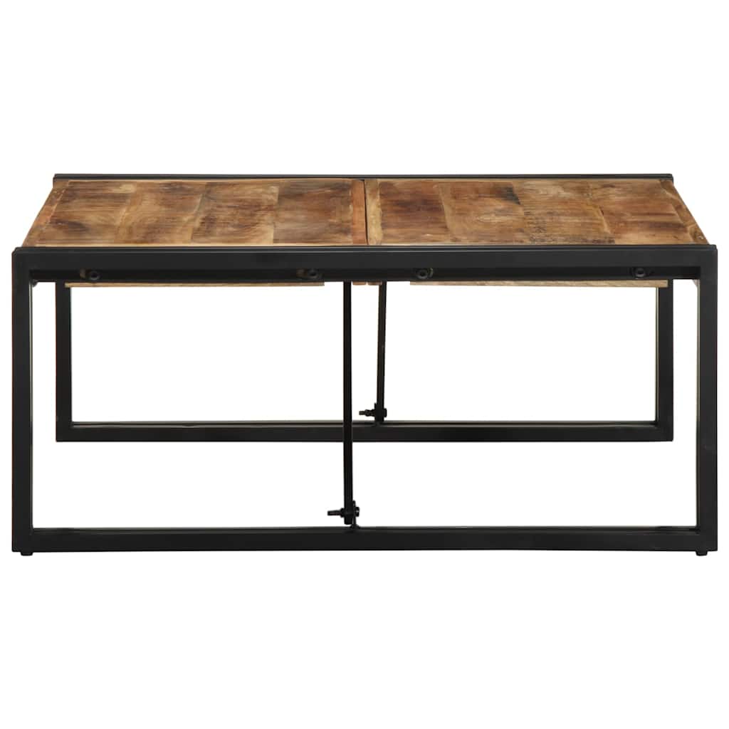 Thumbnail - vidaXL Couchtisch 80x80x35 cm Raues Massivholz Mango