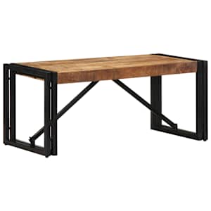 Konferenční stolek 80x40x35 cm hrubý mangovník - obrázek 1