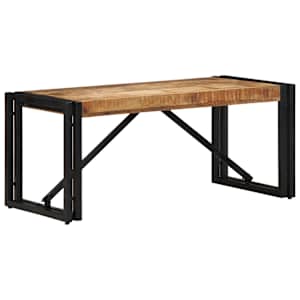 Konferenční stolek 80x40x35 cm hrubý mangovník - obrázek 11