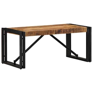Konferenční stolek 80x40x35 cm hrubý mangovník - obrázek 10