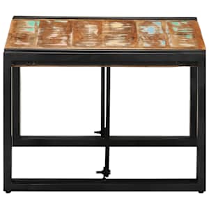Konferenční stolek vícebarevný 50x50x35 cm recyklované dřevo - obrázek 3