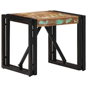 Konferenční stolek vícebarevný 40x40x35 cm recyklované dřevo - obrázek 1