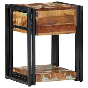 Noční skříňka se zásuvkou 2 pcs Vícebarevný 40 x 35 x 50 cm - obrázek 6