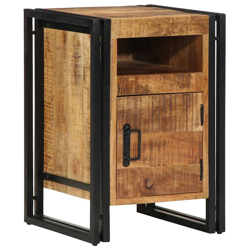 Nachtkastje 40x40x59 cm Massief ruw hout Mango image 13