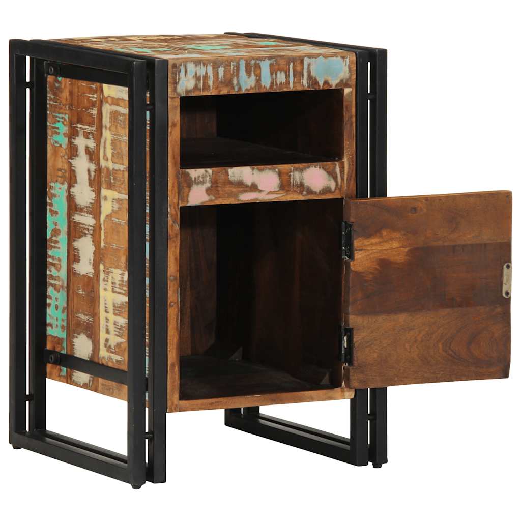 vidaXL Nachtkastje 40x40x59 cm Massief hout gerecycled