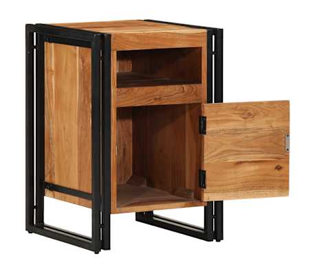 vidaXL Nachtkastje 40x40x59 cm Massief hout Acacia