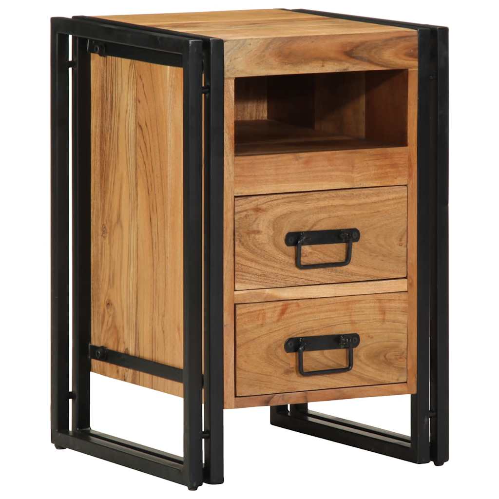vidaXL Nachttisch 40x40x59 cm Massivholz Akazie