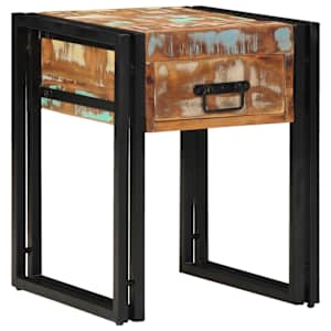 vidaXL Otsalaud sahtliga 40 x 40 x 50 cm Tugev taastatud puit