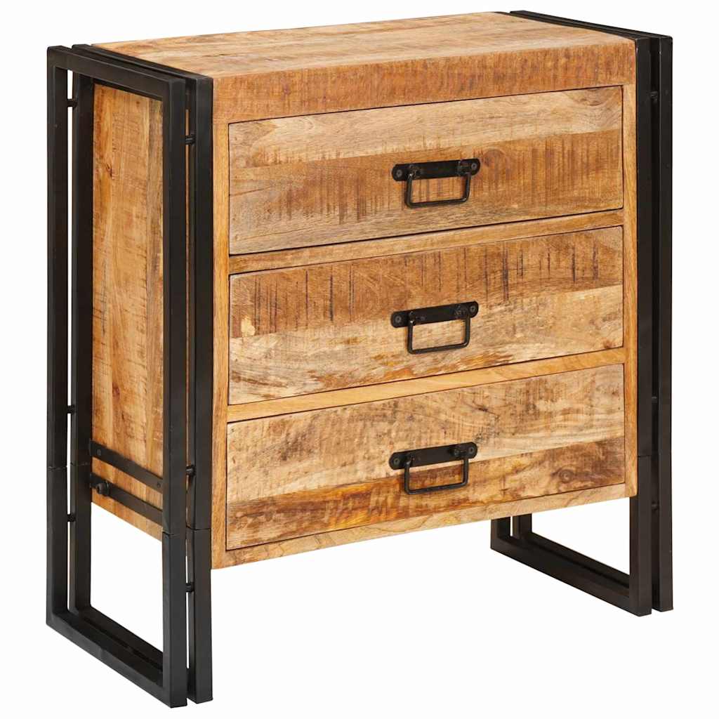 vidaXL Bufet cu sertar Maro 66 x 33 x 70 cm Lemn masiv de mango