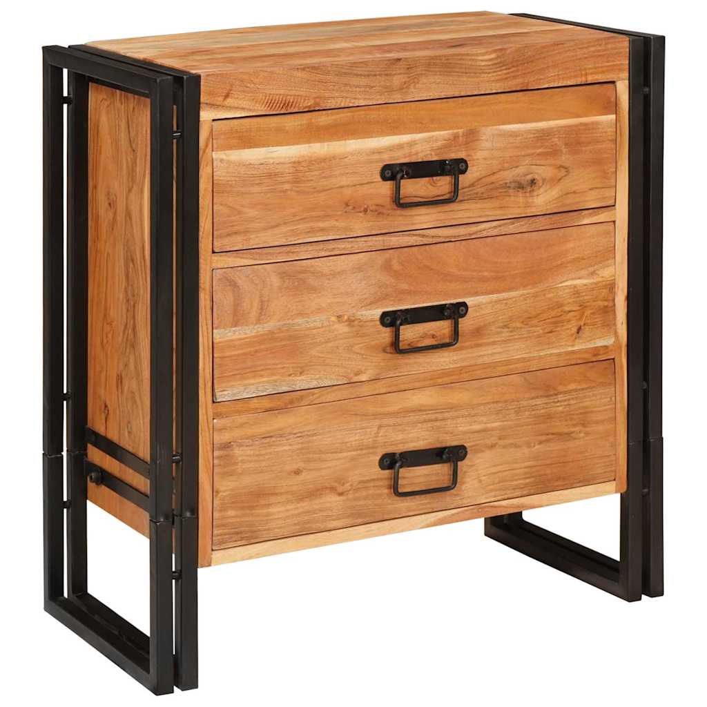 vidaXL Bufet cu sertar Maro 66 x 33 x 70 cm lemn masiv de acacia