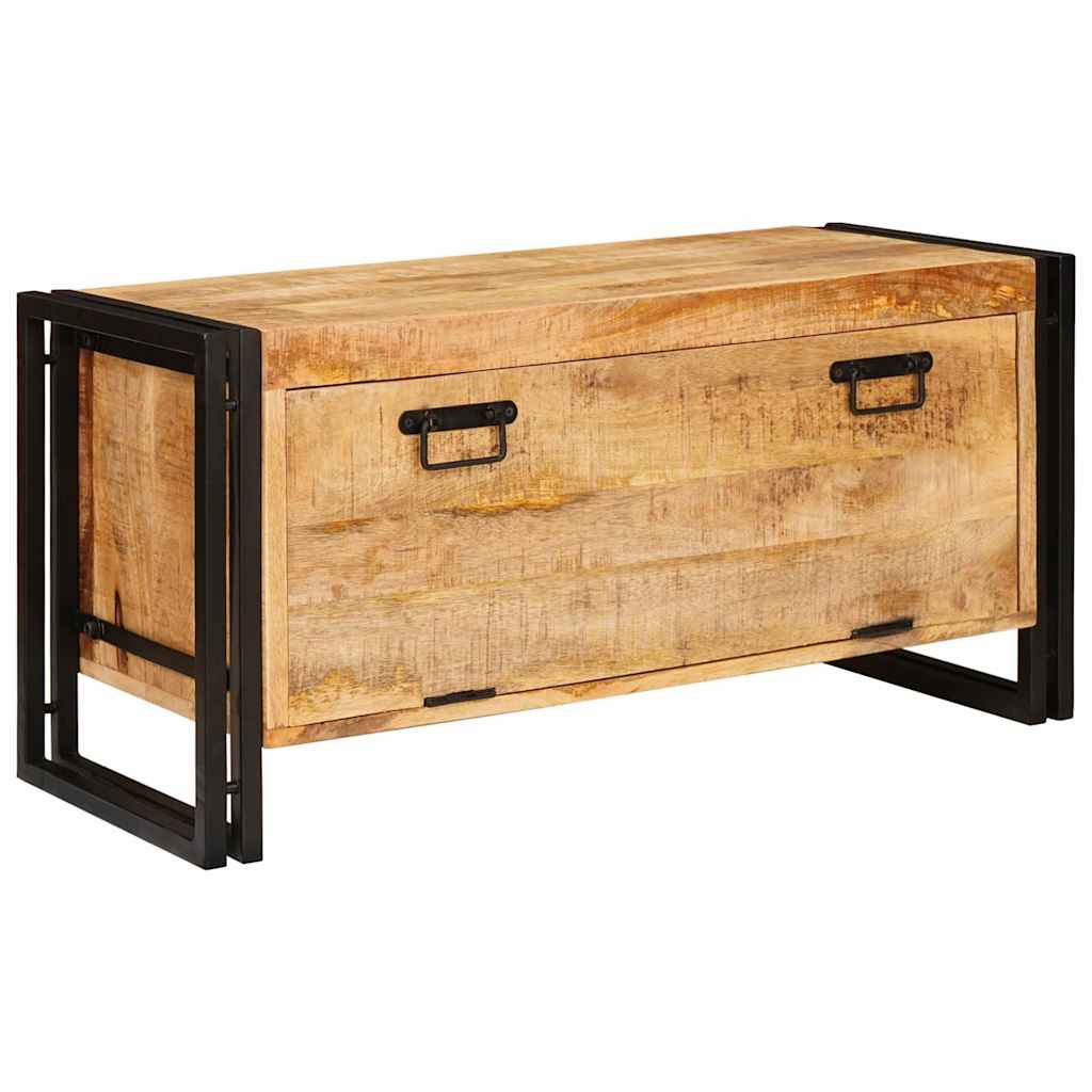 vidaXL Dulap pentru pantofi Maro 90 x 38 x 45 cm Lemn masiv de mango