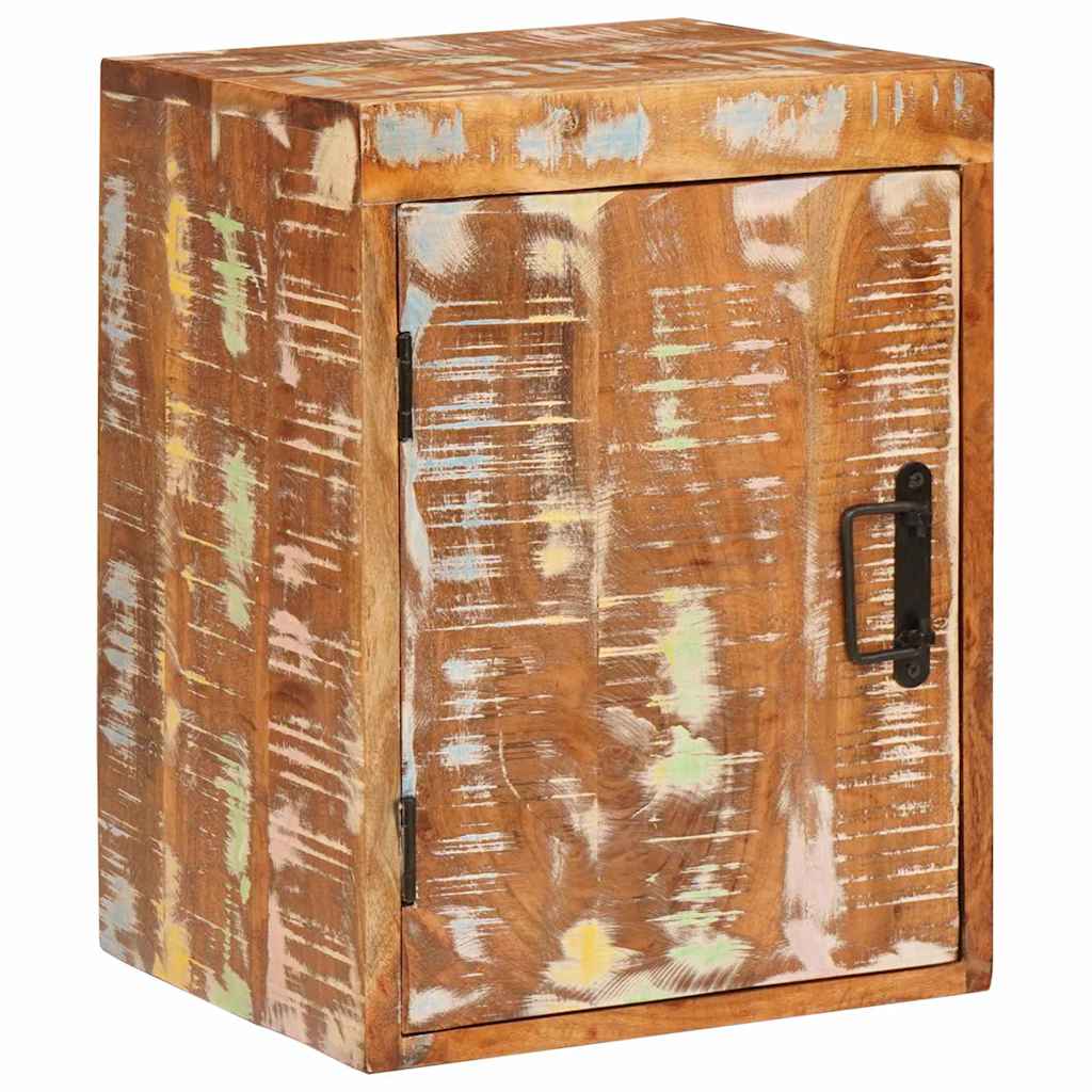 vidaXL Nachtkastje Bruin 35 x 33 x 48 cm Massief Gerecycled Hout